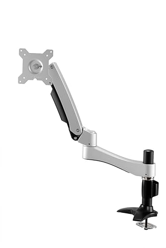 Amer.com, Inc Amer Mounts AMR1APL: Long Single Articulating Monitor Arm - Grommet Based Desk Mount -Displays up to 26 inch LCD/LED Screens