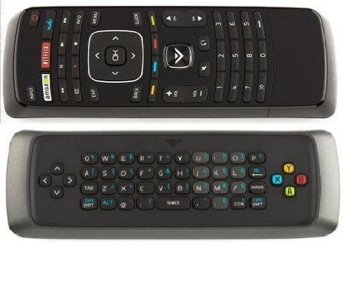 Beyution New VIZIO XRV13D XRT301 QWERTY Keyboard Remote Control for 3D Internet TV M3D550KDE M3D470KDE M3D550KD E472VL M3D650SV M3D550SL M3D470KD