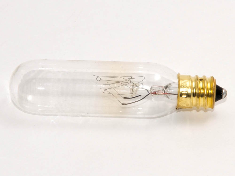 Bulbrite 15W 130V T6 Clear Tube E12 Base