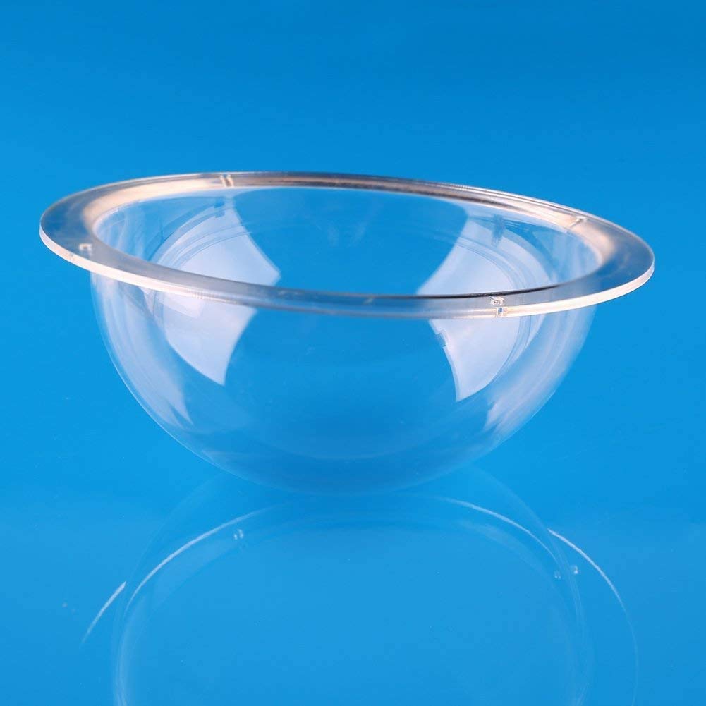 F-BER Diameter 3.54inch w/ 4 Holes Acrylic Indoor/Outdoor CCTV Replacement Clear Dome Camera Cover Security Dome Camera Housing (3.54inch/90mm)
