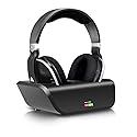 MONODEAL Wireless TV Headphones, Over Ear Headsets for TV Watching with Charging Dock, 2.4GHz RF Transmitter, 100ft Wireless Range and Rechargeable…