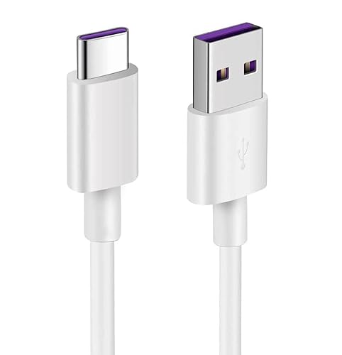 USB C Fan Charger Cable for JISULIFE Handheld Mini Fa-n, Aluan, WiHoo, KIDEE, ZEEFO,FrSara,CIVPOWER Neck Fa-n, HomeLifairy, SWEETFULL Replacement