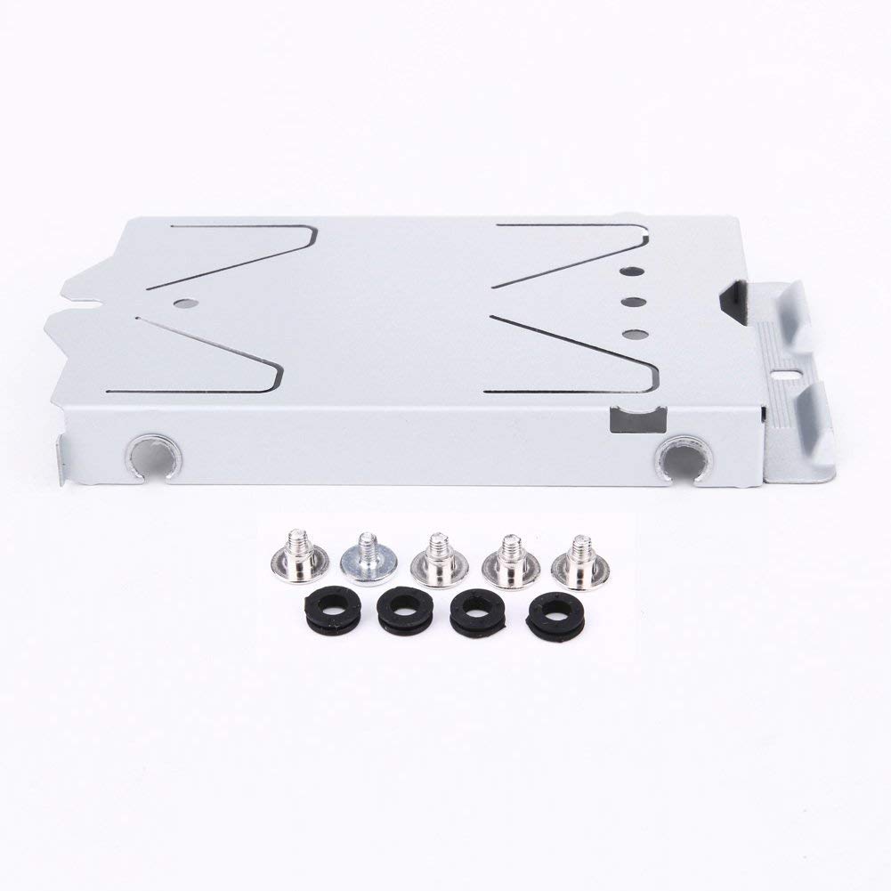 JMXLDS Replacement Hard Disk Drive HDD Mounting Bracket Caddy Tray Support Holder with Screws for PS4 1200 CUH-1200 CUH-1215A Series Host.