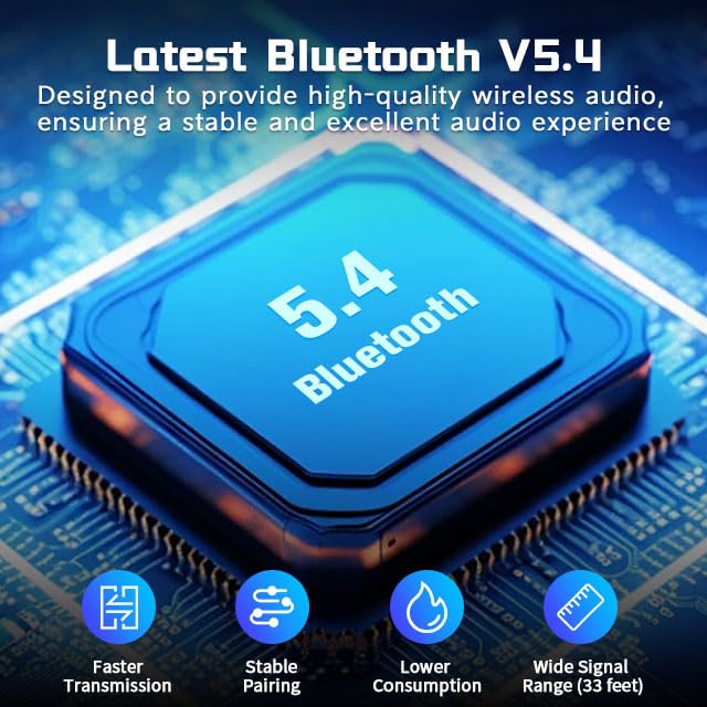 iDIGMALL Advanced Bluetooth 5.4 Receiver for Home Stereo, Wireless Audio Adapter for Wired Speaker Car Stereo Music Streaming with 3.5mm RCA Jack, 20