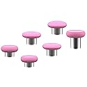 Metal Thumbsticks Replacement for Xbox One Elite Controller Series 2 Model 1797 - Thumb Sticks Kits for Elite Series 2 Core Controller (6-IN-1-Pink)