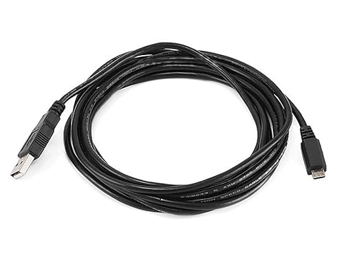 Monoprice 105139 10ft Micro USB / Micro-B 2.0 A Male to 5pin Male 28/28AWG Cable compatible with Samsung Galaxy , Note , Android, LG , HTC One,Nexus