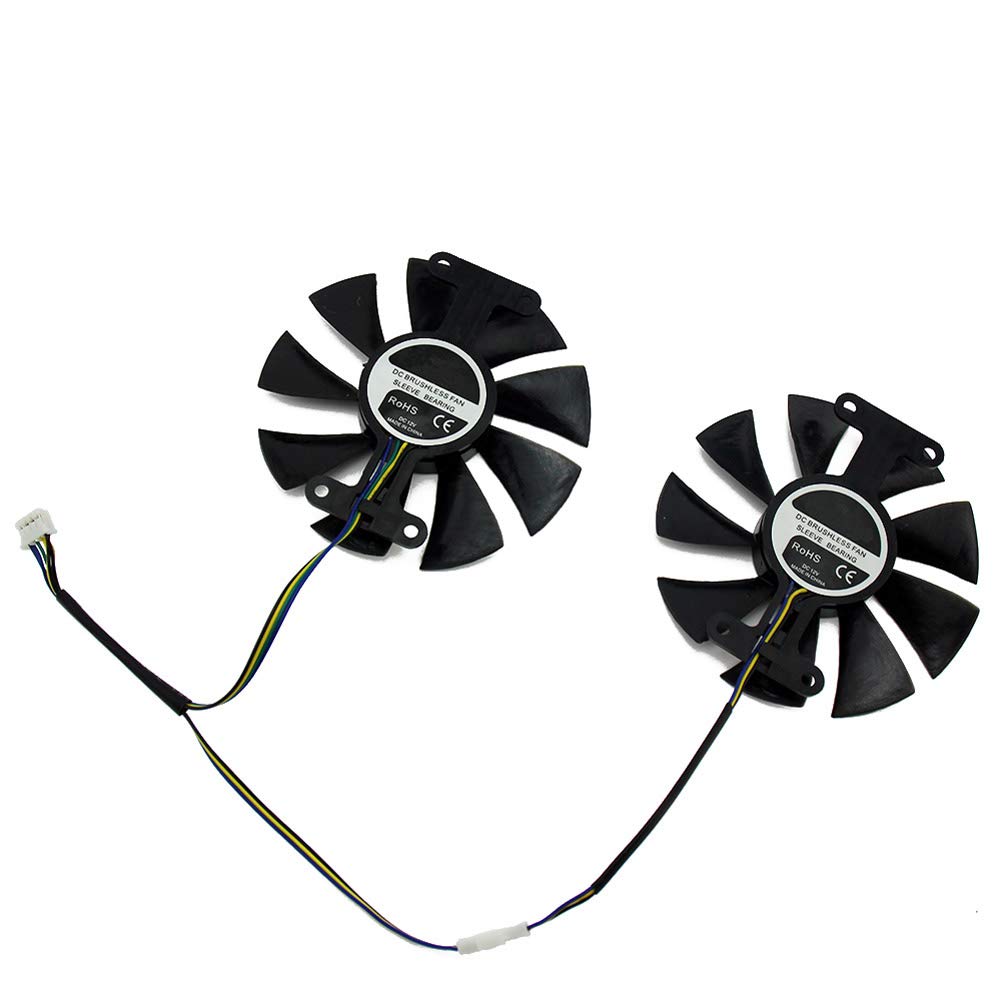 GA91S2U PowerColor Red Devil RX580 GPU Cooler Cooling Fan for Radeon Red Dragon AX RX 480 470 580 Video Cards As Replacement Fan
