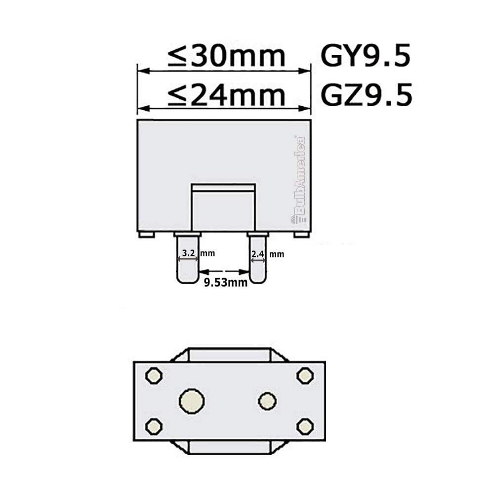 OSRAM 54755 DZE/FDS 150W 24V Tungsten Halogen Lamp