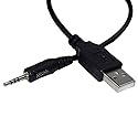 Saipomor USB to 2.5mm Charging Cable Compatible with JBL Synchros S300/S300i/S300a/S500/S700, S400BT, J56BT, E30/E40BT/E50BT Headphones-50cm