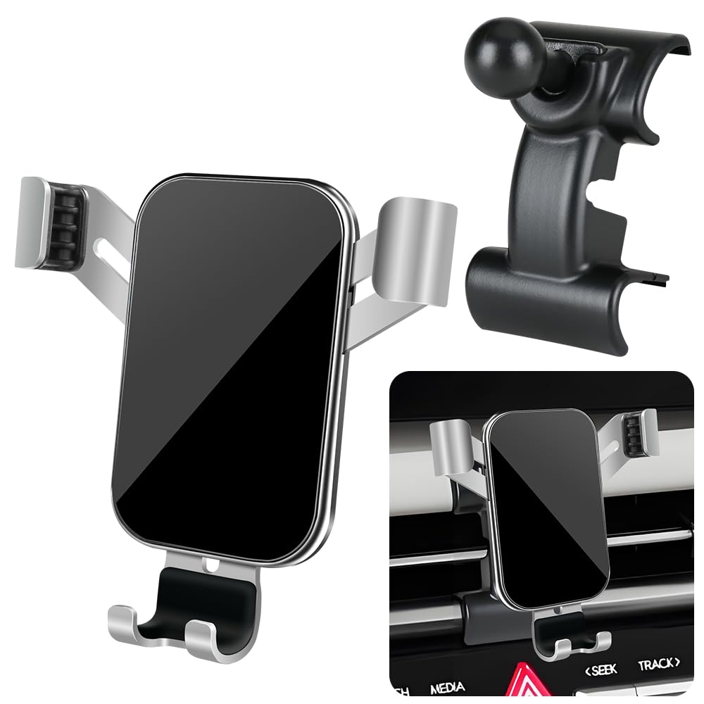 LUNQIN Car Phone Holder for Hyundai Tucson 2025 2026 and Hyundai Santa Cruz 2025 2026 Auto Interior Accessories Best Cell Phones Mount Cellphone
