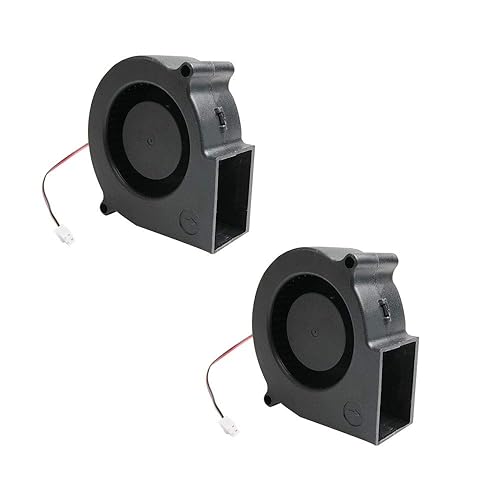 Comimark 2PCS 7530 Blower Cooling Fan 757530mm Fan DC 12V for 3D Printer Fan