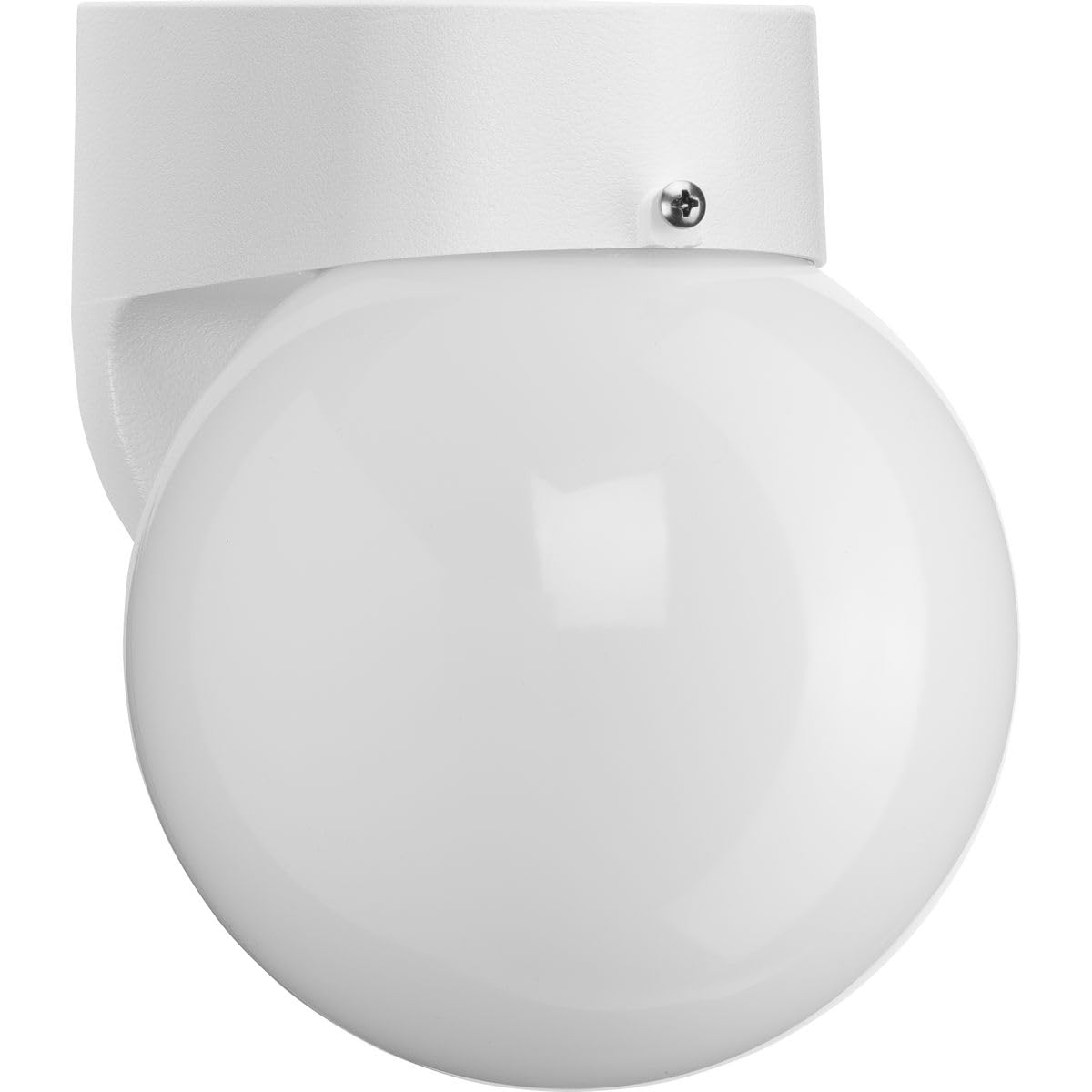 Progress Lighting Polycarbonate Outdoor 1-Light Acrylic Shade Modern Outdoor Wall Light White