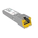 1G SFP to RJ45 Mini-Gbic Module 100-meter, 1000Base-T Copper Transceiver Compatible for Cisco GLC-T/SFP-GE-T, Meraki MA-SFP-1GB-TX, Ubiquiti UniFi