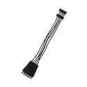 Silverstone Tek Super Flexible 2-in-1 SATA Power Adapter Cable with Power Stabilizing Capacitors (CP06-E2)