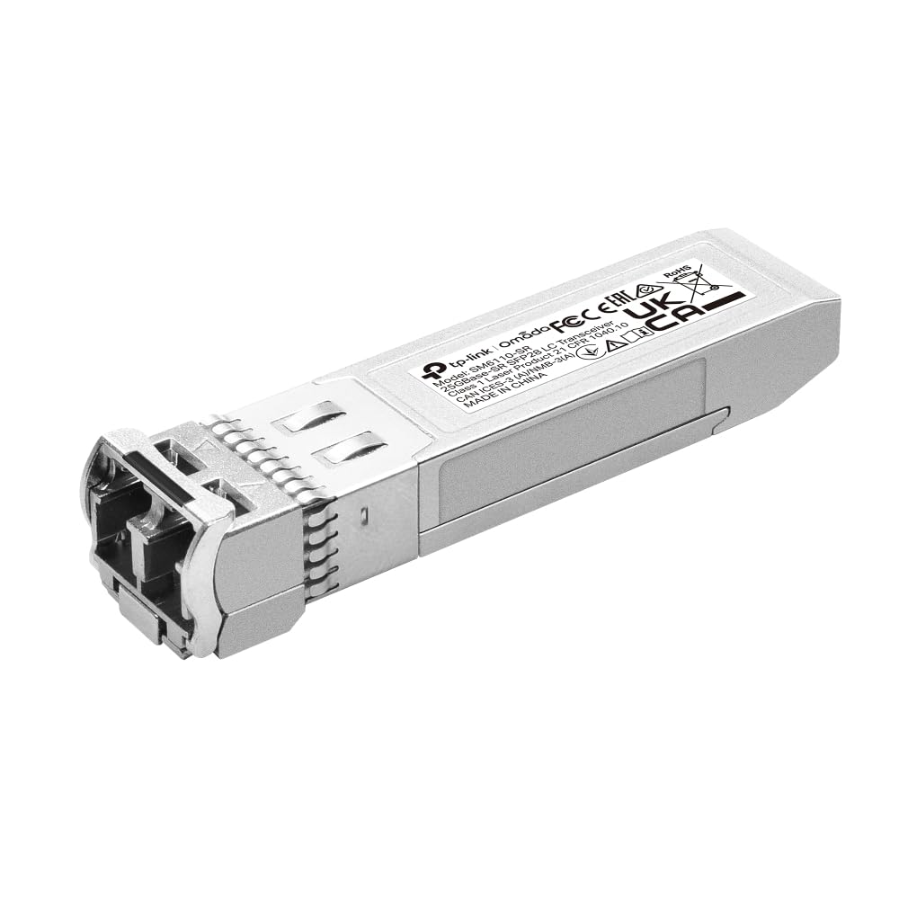 TP-Link Omada 25G SFP28 LC Transceiver | 850nm Multi-Mode | Hot-Pluggable | Power Save | Support DDM | SFP+/SFP28 Compatible | Universal