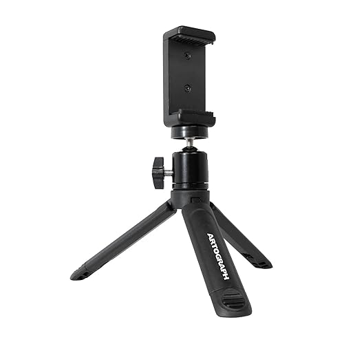Artograph Mini Tripod Tabletop & Handheld Stand for Digital Projectors & Phones, Lightweight, Portable and Convenient Accessory for Home Photography