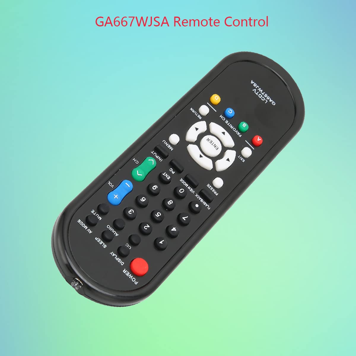 GHUST GA667WJSA Remote Control Replacement for Sharp TV LC-70LE600U LC-C3234U LC-C3237U LC-C3237UT LC-C4067U LC-C4067UN LC-C4655U LC-C46700UN