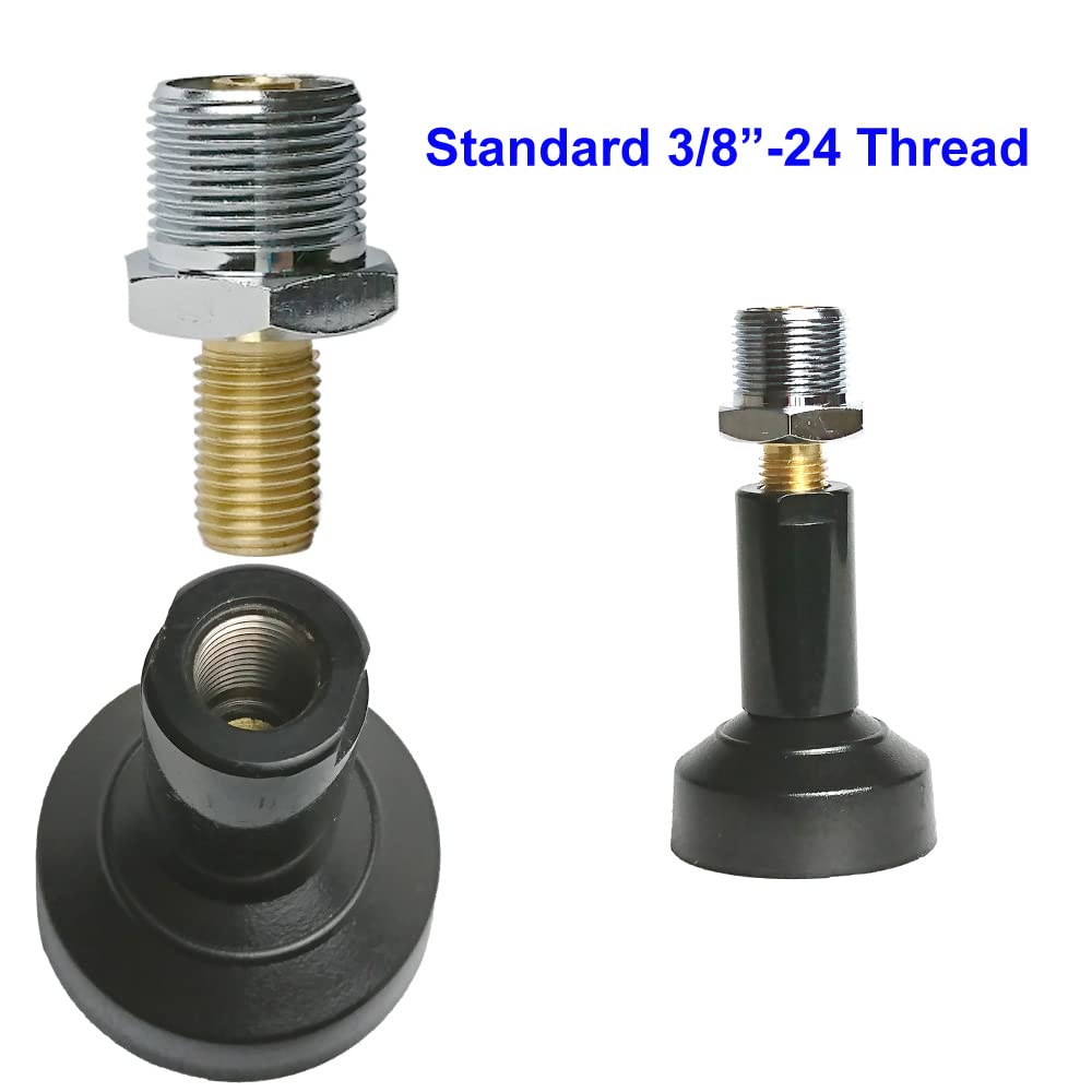 UngSung NMO to 3/8" x 24 Thread Antenna Stud Made by Copper Antenna Mount Adapter Connected for Compatible Amateur CB Antenna (1 PC)