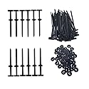 150 Pcs New Multifunctional Nylon Universal Cable Ties with Pin Buckle Design - UV Resistant Plastic Fasteners for Car Body Repair & Daily Automotive