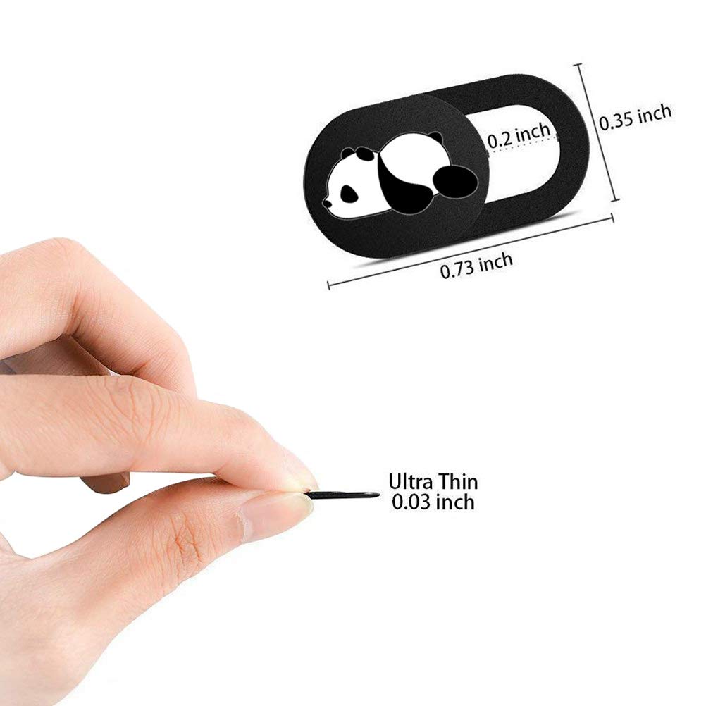 Webcam Cover Slide Cute Pattern Web Camera Cover 0.7mm Thin Fits for Laptop MacBook Pro iMac Air Computer Smartphones Tablets Protect Your Privacy