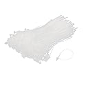 uxcell a14120100ux0298eu 80mm Snap Lock Pin Security Loop Plastic Tag Fastener Cable Tie 500pcs (Pack of 500)
