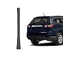 PYGHAP Stylish Short Antenna Compatible with Chevy GMC Lincoln Cadillac Buick Select Models, 6" Short Radio AM FM Antenna, Car Wash Proof, Flexible