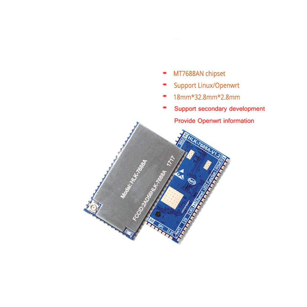 Taidacent IoT Intelligent Serial Port to WiFi Wireless Router Module 7688A OpenWrt Router Secondary Development Wireless WiFi Router MT7688 (Very
