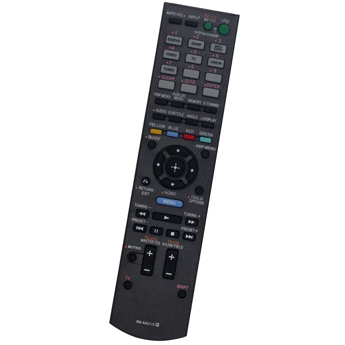 New RM-AAU113 Replace Remote Applicable for Sony Home Theater HT-CT550W HT-CT550 HTCT550W HTCT550 HT CT550W HT CT550 HT-SS380 HTSS380