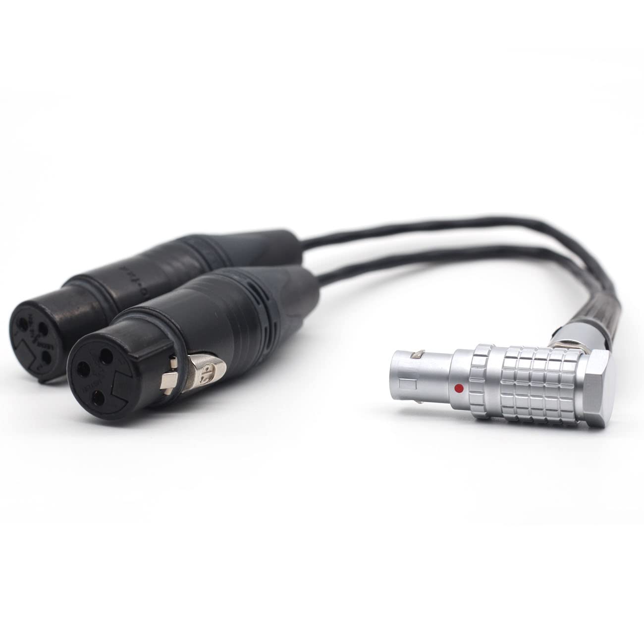 SZJELEN Atomos Shogun Monitor Audio Input Cable,10pin to XLR 3pin Female Connector Breakout Audio Input Cable for Atomos Shogun Monitor Recorder