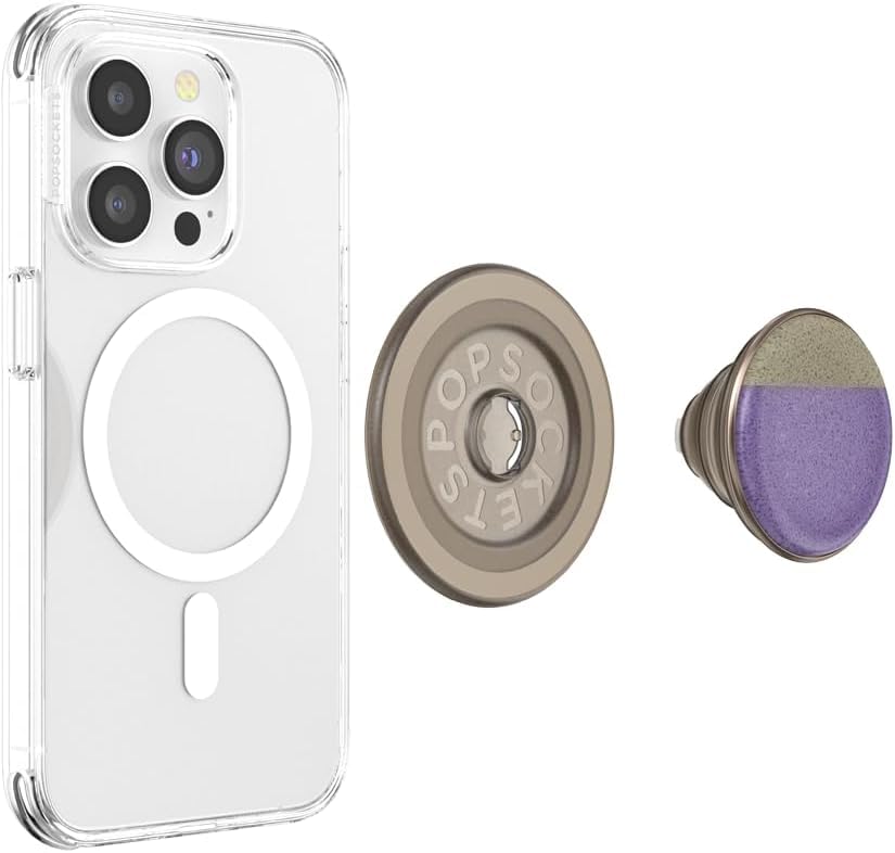 PopSockets Phone Grip for MagSafe, Magnetic Holder, Phone Stand - Lavender
