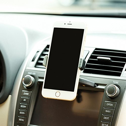 CD Slot Car Mount Phone Cradle Holder Dock Compatible with Google Pixel 2 3 3a 4, XL - Samsung Galaxy S8 S9 S10, Plus, Note 8 9 10 - iPhone 11, Pro
