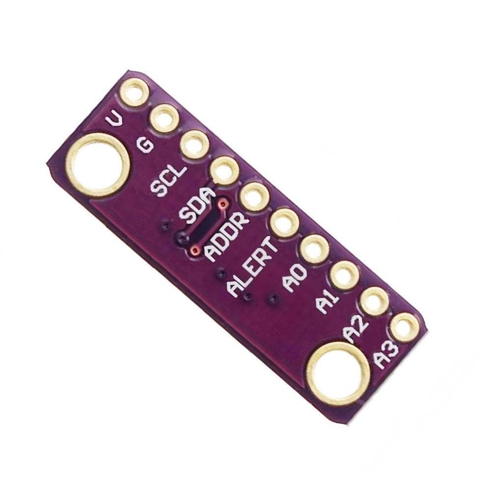 4Pcs ADS1115/ADS1015 16 Bit 4 Channel High-Precision I2C IIC Analog-to-Digital Converter ADC Conversion Module Development Board for Arduino Raspberry