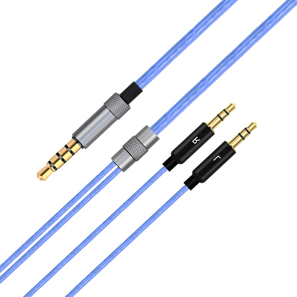 Saipomor Sol Republic V10 Extension Cable for Sol Republic Master Tracks HD HD2 Sol Republic V8 V12 X3 Headphones (Blue)
