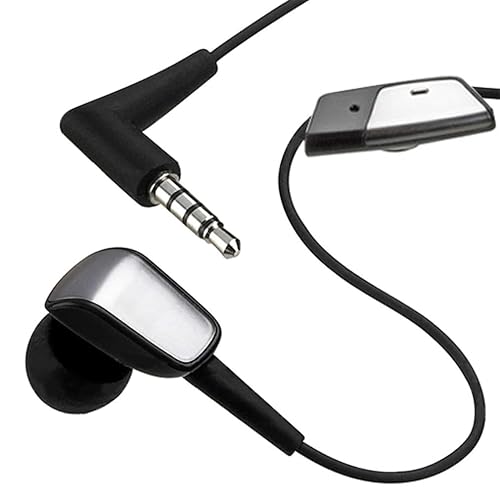 Wired Earphone Mono Headset for Galaxy A01 A10e A11 A21 A20 A50 A51 A71 - Handsfree Mic 3.5mm Headphone Single Earbud Compatible with Samsung Galaxy…
