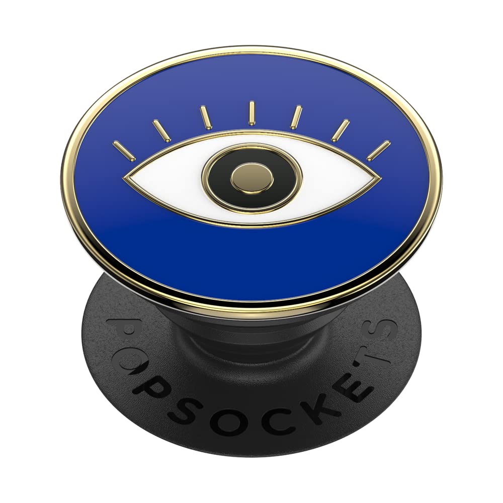 PopSockets Adhesive Phone Grip, Holder, Phone Stand, Enamel - Enamel Evil Eye