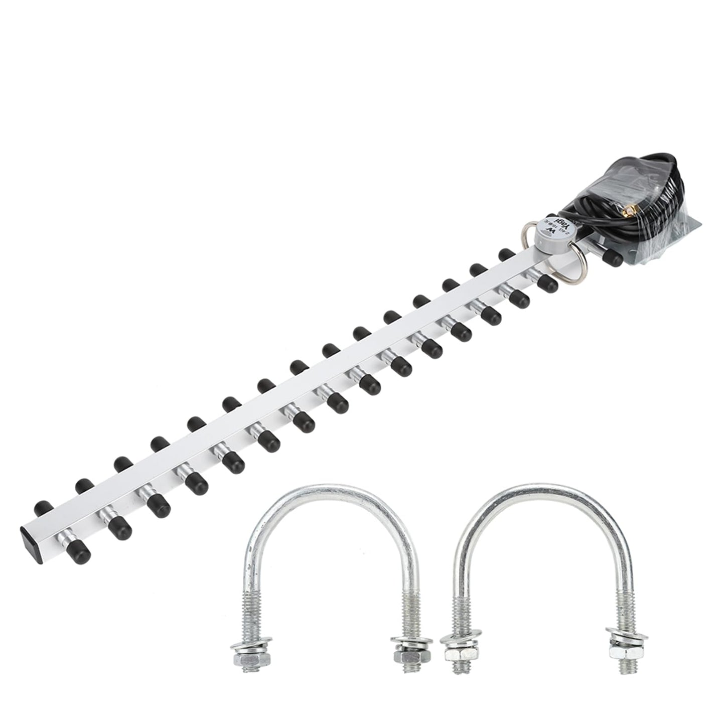 Yagi Antenna, 2.4G 25dBi High Gain Router Network Antenna, 1.5m Aluminum Alloy 16 Unit Directional Yagi Antenna
