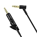 Xivip Replacement Audio Cable Compatible with Bose QuietComfort QC15, QC15 Headphones Headset, 2.5mm to 3.5mm Aux Cord Cable Headphone Extension…