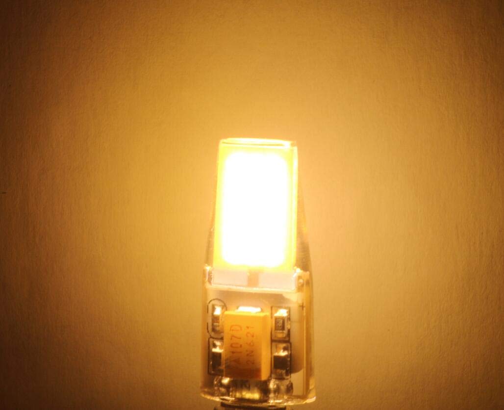 G4 LED Light Bulbs G4 Bi-Pin Base 3W (Equivalent to 20W Halogen Bulb) AC/DC 12V Warm White 3000K LED Bulbs for Landscape Ceiling Under Counter Puck