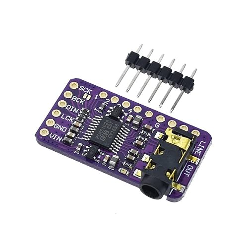 Rakstore PCM5102A DAC Decoder GY-PCM5102 I2S Player Module for Raspberry Pi pHAT Format Board Digital PCM5102 Audio Board