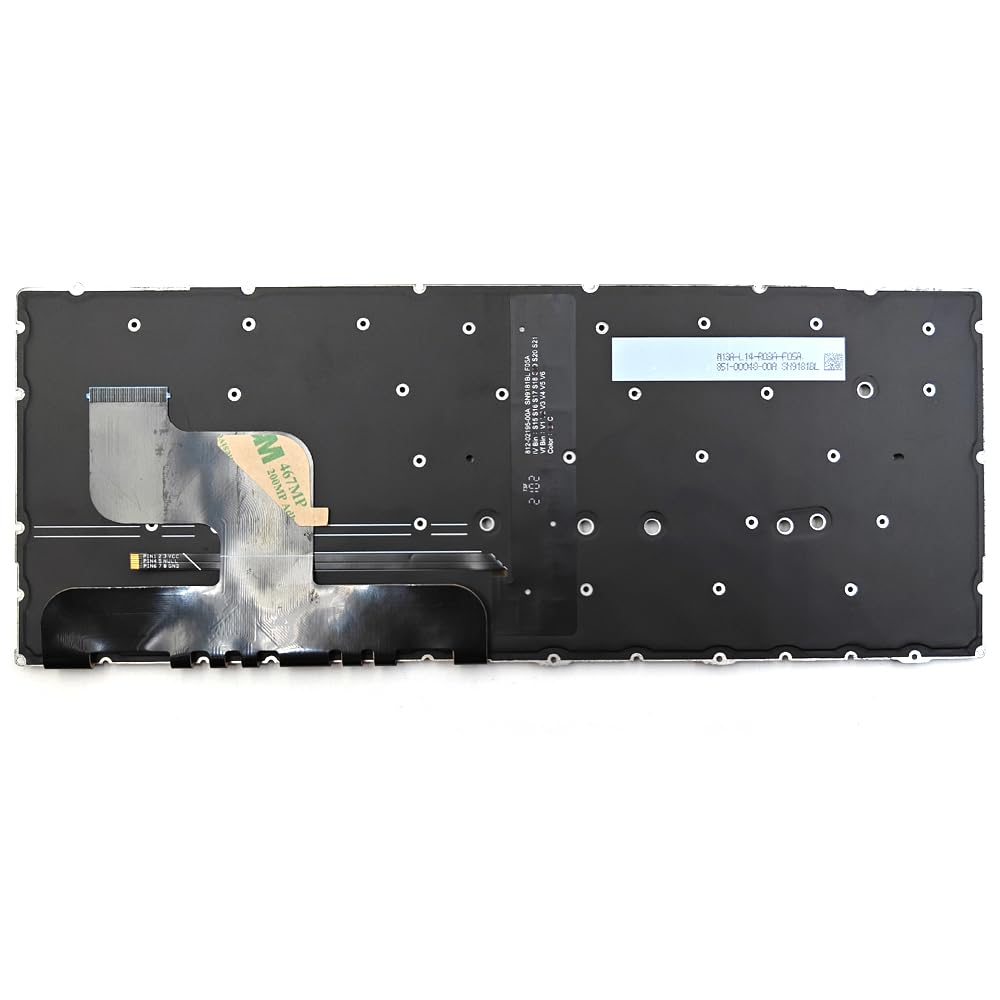 KGIGIBE Replacement Backlit Keyboard for HP Elite Dragonfly G2 13.3" Laptop US Blue with Backlit SN9181BL SG-99100-2VA