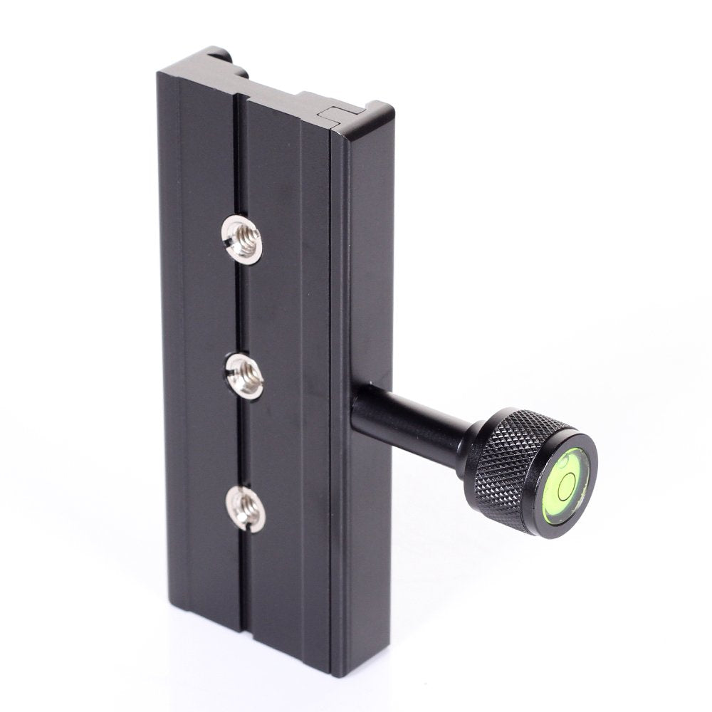 Hersmay 120mm Arca-Swiss Quick Release Plate with QR Clamp Adapter with 3/8" 1/4" Screw Hole Compatible for Camera Tripod Ball Head Monopod