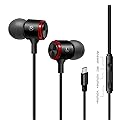 USB C Headphone for iPhone 15 16 Pro Max,USB Type C Earphones USB C Wired Earbuds Microphone Volume Control for MacBook Pro, Laptop, Samsung Galaxy…