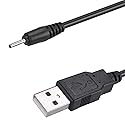 RUITEXUN USB to DC 2.0mm Cable 1m/3.3ft, USB Type A Male to DC 2.0mm x 0.6mm 5V DC Barrel Jack Power Adapter Connector Charging Cable