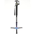 koolehaoda Camera Aluminum Monopod with Three Feet Stand Support Base & K-09 Ballhead for Camera. Extended Max Height: 69-inch.