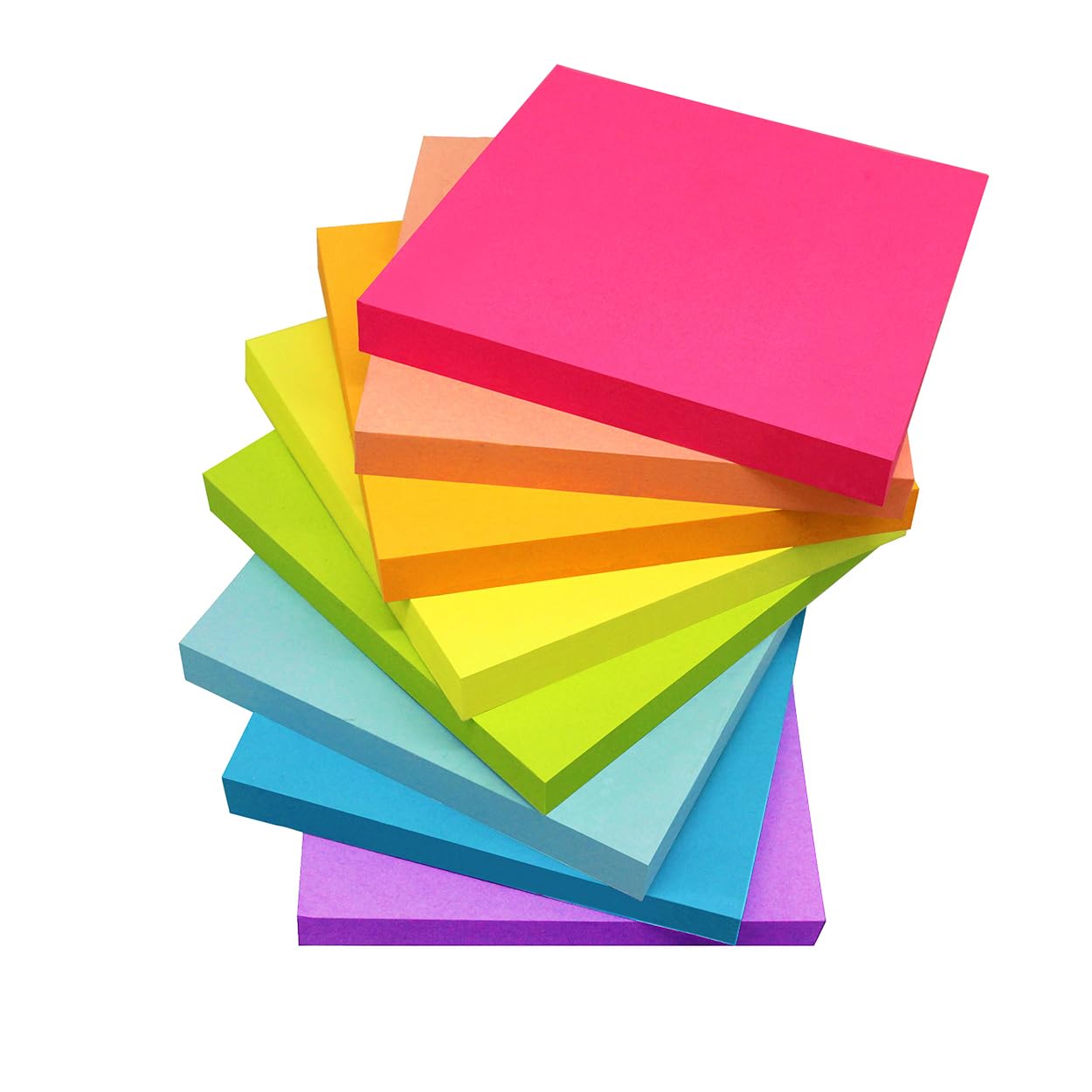 Sticky Notes 3x3 Inches,Bright Colors Self-Stick Pads