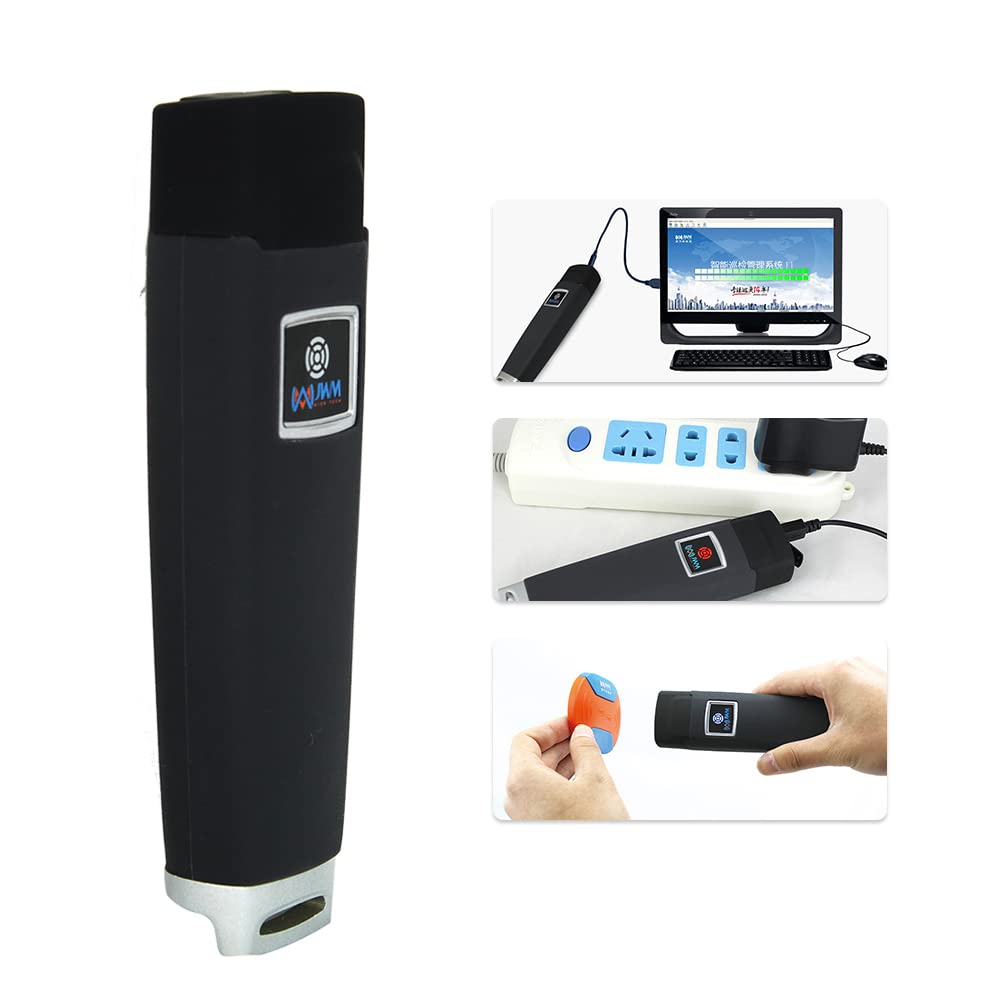 JWM RFID Guard Patrol System, Security Guard Tour Wand with LCD Screen & Free Management Software, for Industrial, Hotel, Healthcare Patrol
