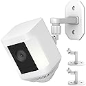2 Pack Adjustable Wall Mount for Ring Spotlight Cam Battery and Ring Spotlight Cam Plus/Pro (Battery),360° Rotation, Indoor/Outdoor Bracket for Ring