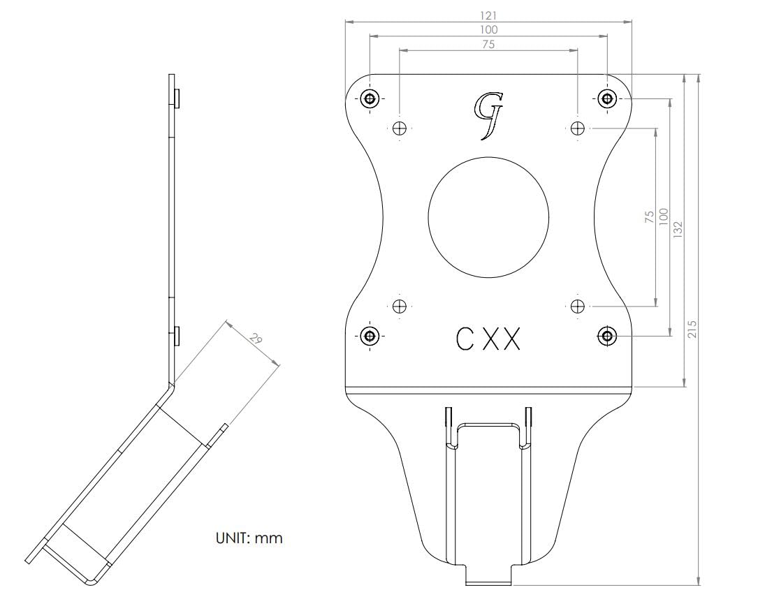 Gladiator Joe Monitor Arm/Mount VESA Bracket Adapter Compatible with Acer ED242QR- 100% Made in North America