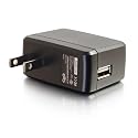 C2G USB Adapter, USB Power Adapter, 2.1A, Cables to Go 22335