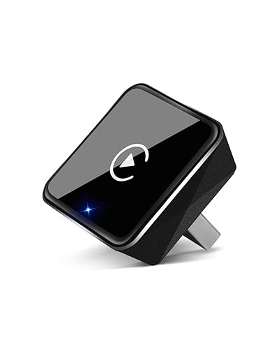 ViaBecs Wireless CarPlay Adapter for iPhone(2025 Upgraded) - Convert Factory Wired to Wireless, Dual-Band 5.8GHz/2.4GHz Wi-Fi, Plug & Play for iOS
